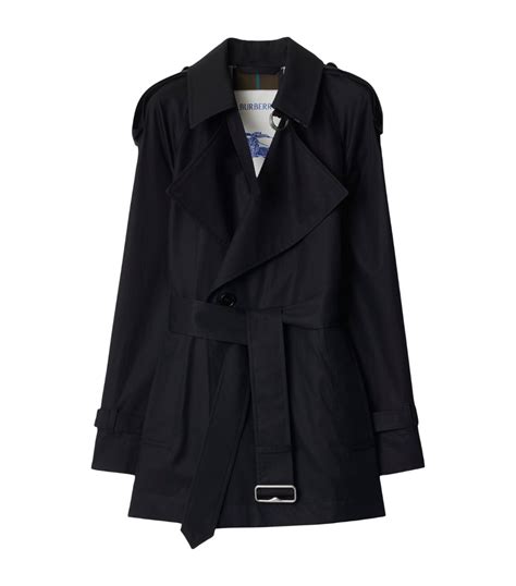 burberry black cotton garbadine trench single breasted|Burberry Trench Coats 101: A Guide to Shopping the Iconic.